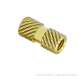 brass insert nut knurled hot-melt hot-pressed injection nut